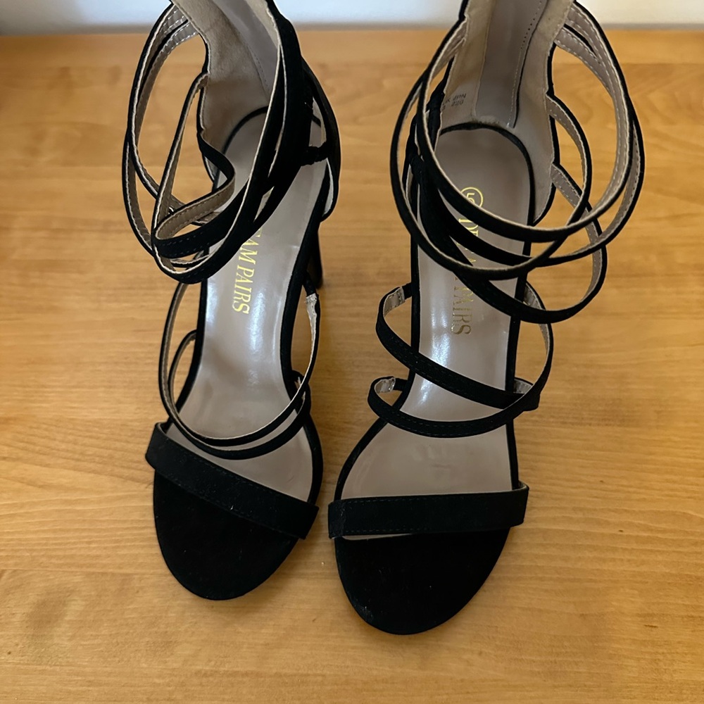 Black Strappy Sandals